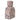 Marble Foundation Candle Holder - White Brown