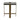 Kelpine Tall Accent Table 24" - Gold