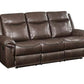 Lydia - Sofa - Brown Leather Aire