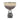 Glass 12" Bowl On Metal Base - Multi