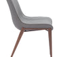 Magnus - Dining Chair (Set of 2) - Slate Gray / Walnut