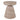 Wood Side Table - Ivory