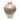 Metal 12" Temple Vase - Pearl
