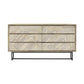 Peridot - 6 Drawer Dresser - Natural Acacia