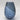 10" Etched Vase - Blue