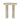 Catalina Travertine & Fluted Wood Accent Table / Kd 24" - Beige