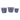 8" / 10" / 12" Chinoiserie Bird Planters (Set of 3) - Blue / White