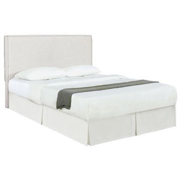 Izzy - Upholstered King Panel Headboard - Sand