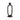 Metal 8" Open Oval Taper Candleholder - Black