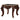 Forsythia - End Table - Marble Top & Walnut