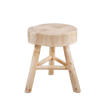 Wooden Stool 16" - Natural