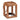 Wood Open Lantern Holder 11" - Brown