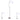 Metal Table And Floor Lamp 57" (Set of 3) - Silver