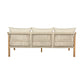 Cypress - Outdoor Patio Sofa - Blonde Eucalyptus / Ivory