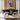 Leandro - 7 Piece Round Dining Table Set - Burnished Black