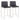 Fuji - High Back Upholstered Counter Stool Set