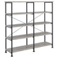 Analiese - 4-Shelf Double Bookshelf