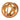 Glass 6" Knot Amber