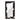 42" x 23" Hair On Hide Cow Print Mirror - Brown / White