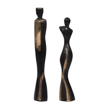 14 / 16" Torren Couple Statuary (Set of 2) - Bronze