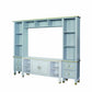 House - Marchese Entertainment Center - Pearl Gray Finish