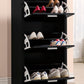 Vivian - 3-Drawer Engineered Wood Shoe Cabinet - Black