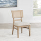 Kailani - Radio Weave Cane Dining Side Chair (Set of 2) - Beige Oak