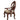 Rovledo - Arm Chair (Set of 2) - Pattern Fabric & Cherry