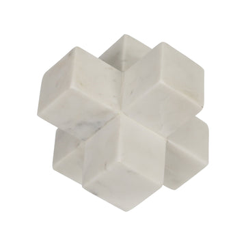 Marble Jack Deco 7" - White