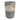 Glass 9" Metallic 2-Tone Vase - Silver