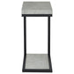 Beck - Engineered Wood C-Shape Sofa Side Table