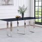 Desden - Rectangular Sintered Stone Dining Table - Gray