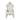 Adara - Arm Chair (Set of 2) - Pearl White Synthetic Leather & Antique White