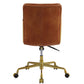 Dudley - Executive Office Chair - Rust Top Grain Leather