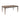 Orbit - Outdoor Patio Dining Table - Weathered Eucalyptus