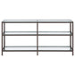 Kate - Console Bookcases - Black Nickel