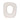 10" Short Rough Open Cut-Out Object - White