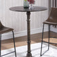 Oswego - Round Pub Height Bistro Bar Table - Dark Russet