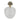 8" Stella Large Stone And Jar - Clear / Frost