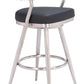 Vagur - Swivel Barstool - Black