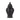 18" Ribbed Temple Jar - Black