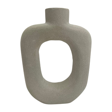 Stone 10" Open Cut Votive Holder - Natural