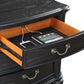 Celina - 3-Drawer Nightstand - Black