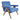 Wood Scandinavyian Accent Chair - Navy Blue