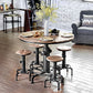 Foskey - Dining Table - Antique Black / Natural Tone