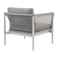 Rhodes - Outdoor Patio Armchair - Light Gray