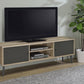 Allie - 2 Door Engineered Wood TV Stand - Distressed Pine