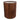 20" x 16" Storage Accent Table, Marble Top - Brown