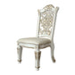 Vendom - Side Chair (Set of 2) - PU & Antique Pearl Finish - 48"