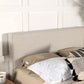 Kosmo - Upholstered Queen Or Full Panel Headboard - Sand